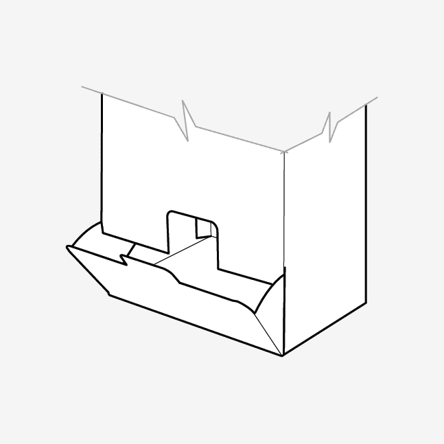 dispenser box feature