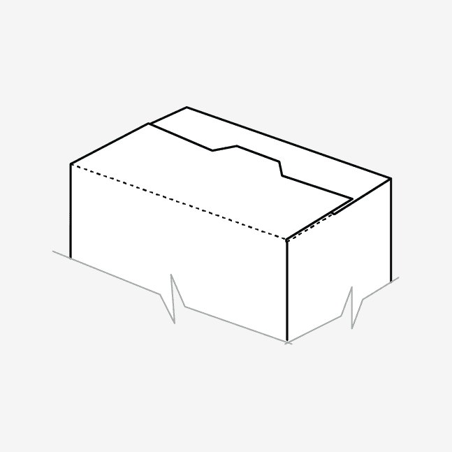 partial overlap seal end box feature